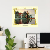 ZODIAC BIRTHDAY SIGNS / AQUARIUS POSTER (Heimbüro)