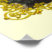 ZODIAC BIRTHDAY SIGNS / AQUARIUS POSTER (Ecke)