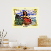 ZODIAC BIRTHDAY SIGNS / AQUARIUS POSTER (Küche)