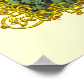 ZODIAC BIRTHDAY SIGNS / AQUARIUS POSTER (Ecke)