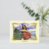 ZODIAC BIRTHDAY SIGNS / AQUARIUS POSTKARTE (Stehend Vorderseite)