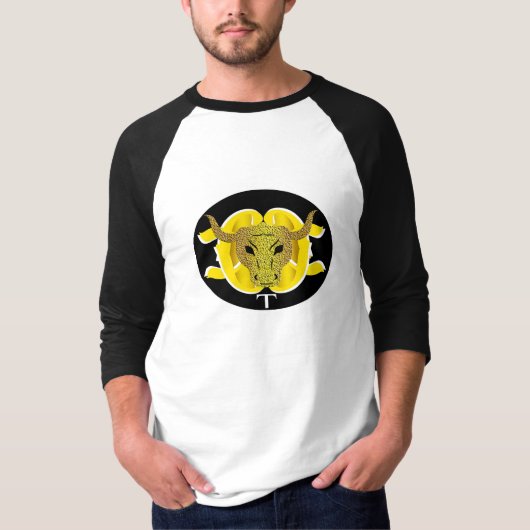 Zodiac Bull Sign Taurus Design T-Shirt (Vorderseite)