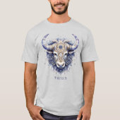 Zodiac Bull Symbol Celestial Fantasy Taurus Mens T-Shirt (Vorderseite)