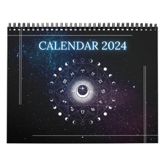 Zodiac Calander 2024 Kalender Astrologie (Titelbild)