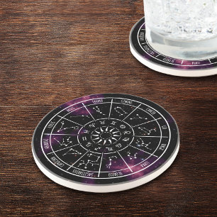 Zodiac Calendar Untersetzer Sternzeichen für Ast