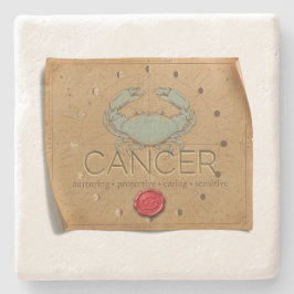 Zodiac - Cancer - Coaster Steinuntersetzer