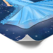 Zodiac Cancer Goddess Fashion Illustration Poster (Ecke)