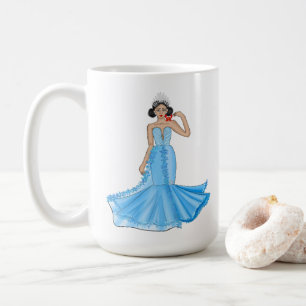 Zodiac Cancer Goddess with Red Crab Kaffeetasse