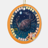 Zodiac Cancer - Passen Sie ihn an! Keramik Ornament (Links)