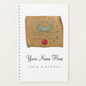 Zodiac - Cancer - Personalized Day Planner Planer (Vorderseite)
