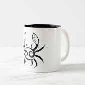 ZODIAC CANCER SIGN ZWEIFARBIGE TASSE (VorderseiteRechts)