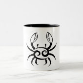 ZODIAC CANCER SIGN ZWEIFARBIGE TASSE (Mittel)