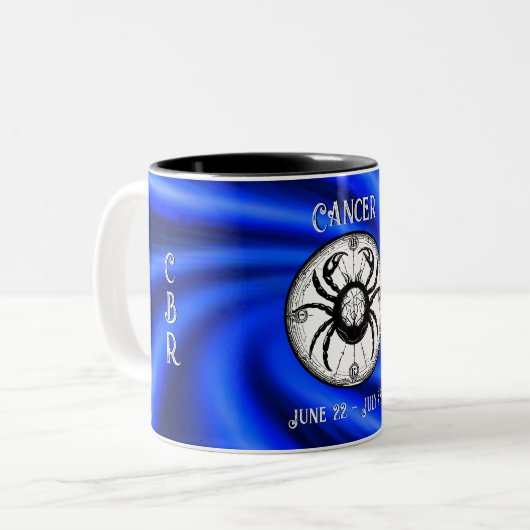 Zodiac Cancer Tasse (Vorderseite Links)