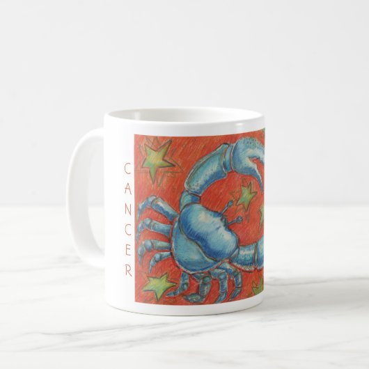Zodiac Cancer Tasse (Vorderseite Links)