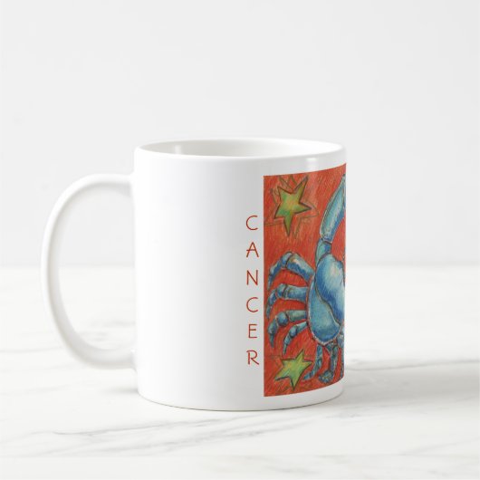 Zodiac Cancer Tasse (Links)