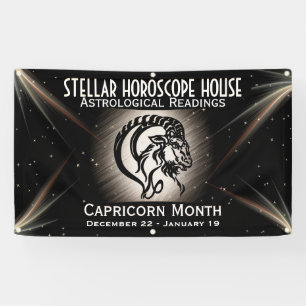 Zodiac Capricorn Banner machen es zu jedem Zeichen