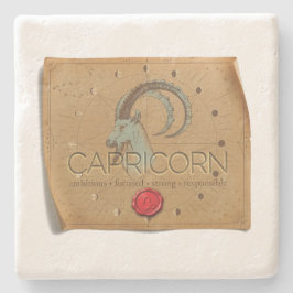 Zodiac - Capricorn - Coaster Steinuntersetzer