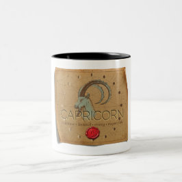 Zodiac - Capricorn - Coffee Mug Zweifarbige Tasse