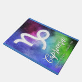 Zodiac: Capricorn-Daten Fußmatte (Schrägansicht)