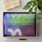 Zodiac: Capricorn-Daten Seidenpapier (Geschenk)