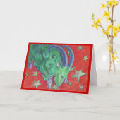 Zodiac Capricorn Grüße Karte (Gelbe Blume)