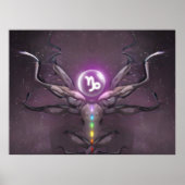 Zodiac Capricorn Horoskop Zeichenposter Poster (Vorne)