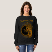 Zodiac Capricorn im Mittelalter Sweatshirt (Vorne ganz)