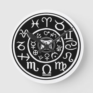 Zodiac - Capricorn-Konstellation Runde Wanduhr