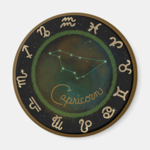 Zodiac Capricorn-Konstellationskreismagnet Magnet
