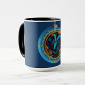Zodiac Capricorn mit Name Coffee Tasse (Vorderseite Links)