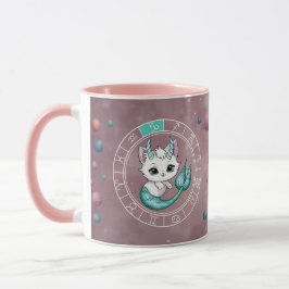 Zodiac Capricorn Niedlich Cat Wheel Planet Astrolo Tasse