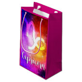 Zodiac : Capricorn Space Candy Kleine Geschenktüte (Rückseite Schrägansicht)