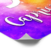 Zodiac : Capricorn Space Candy Poster (Ecke)