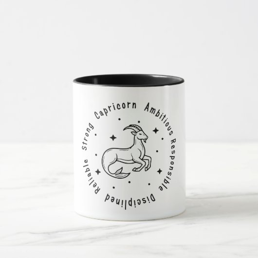 Zodiac Capricorn-Tasse Tasse (Zentrum)
