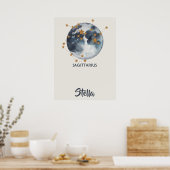 Zodiac Celestial Sagittarier Kinderzimmer Wall Art Poster (Küche)
