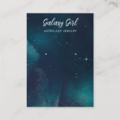 Zodiac Celestial Star Earring Juwelier Display Visitenkarte (Vorderseite)