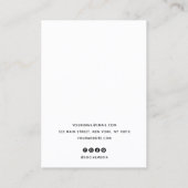 Zodiac Celestial Star Earring Juwelier Display Visitenkarte (Rückseite)