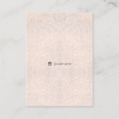 Zodiac Celestial Stars Earring Necklace Visitenkarte (Rückseite)