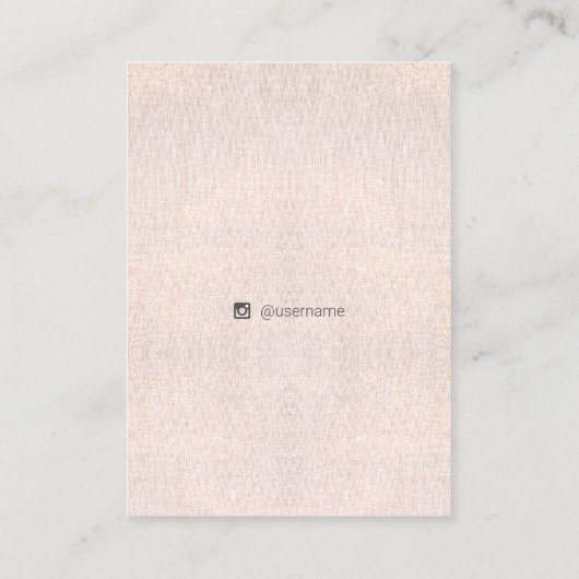 Zodiac Celestial Stars Earring Necklace Visitenkarte (Rückseite)