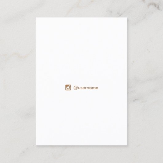 Zodiac Celestial Stars Gray Earring Necklace Visitenkarte (Rückseite)