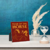 Zodiac Chinese New Year 2026 Horse Fotoplatte (InSitu)