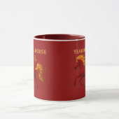 Zodiac Chinese New Year 2026 Yang Fire Horse Tasse (Zentrum)