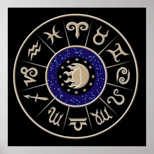 Zodiac Circle Poster (Vorne)