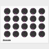 Zodiac Circle Stickers - Astrologie Zeichen & Nebu (Blatt)