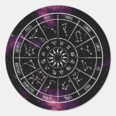 Zodiac Circle Stickers - Astrologie Zeichen & Nebu (Vorderseite)