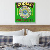 Zodiac Coffee LabelNew Orleans, LA Leinwanddruck (Insitu (Schlafzimmer))