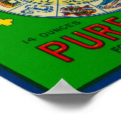 Zodiac Coffee LabelNew Orleans, LA Poster (Ecke)