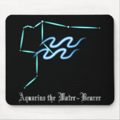 Zodiac Constellation Aquarius Mouse Pad Mousepad (Vorne)