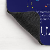 Zodiac Constellation Aquarius Mousepad (Ecke)