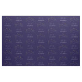 Zodiac Constellation Aquarius Stoff (Fat Quarter (45,7 x 55,9 cm))